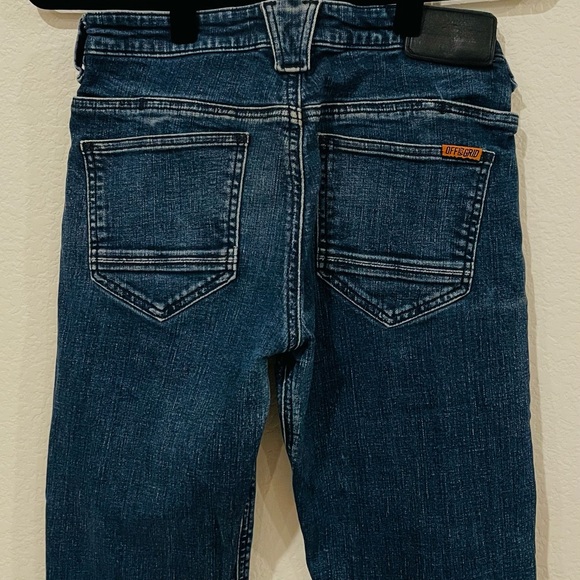 Off the Grid  men’s HIDEOUT PANT Dark Wash Jeans Size 28 x 30 - Picture 6 of 9